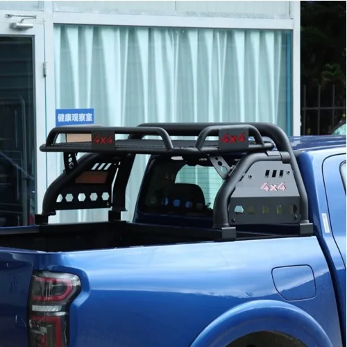 롱 픽업트럭 블랙 안티롤 프레임 도매 스테인리스 스틸 안티팁 고강도 갠트리 (힐룩스 NP300 비고용)