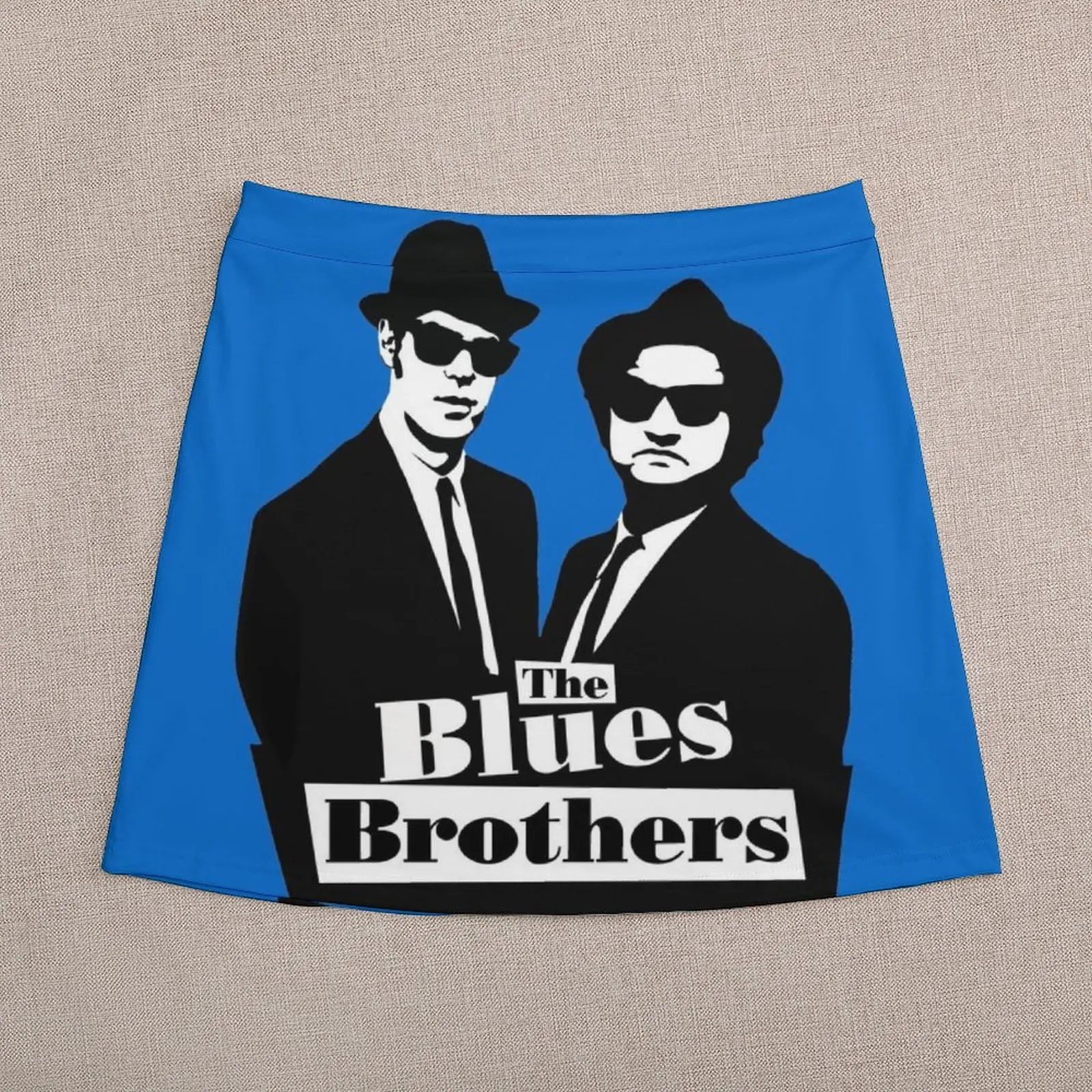 Blues Brothers Mini Skirt japanese fashion 90s vintage clothes