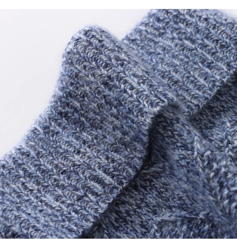 Herbst Winter 100% Kaschmir Stilvolle Hut Neue Gestrickte Dicke Vielseitige Casual Unisex Gehörschutz Warme Kopf Wrap Beanie – Detail 14