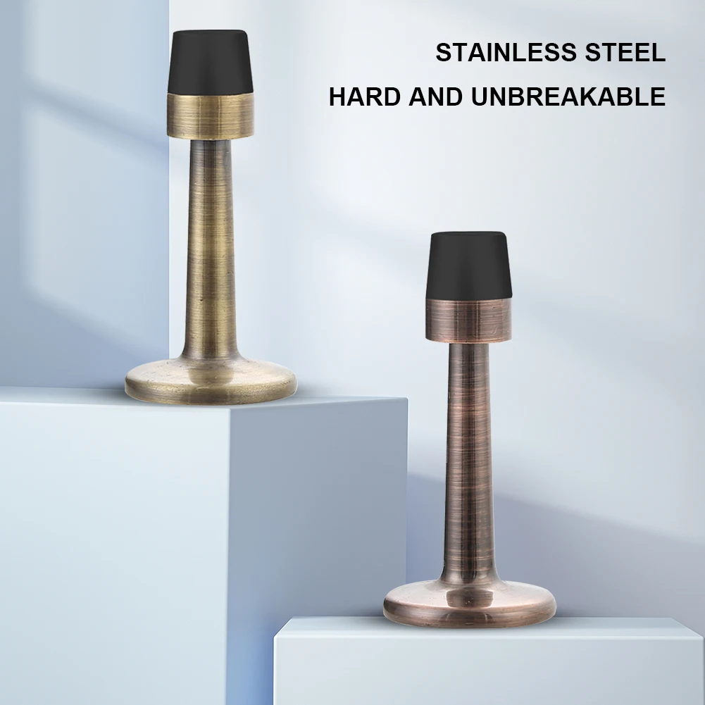 Description Picture 6 of itemDoor Stops Anti-collision Door Holder Rubber Door Protective Pad Stainless Steel Mute Windproof for Bedroom Bathroom Door