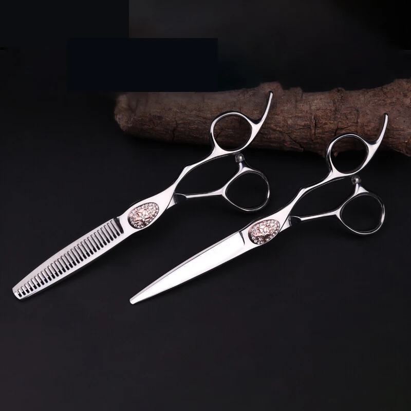 KUNGFU 6 Inch Barber Hair Scissors Cutting Professional Thinning Shear Hair Cutting Machine