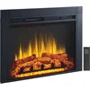 Electric Fireplace Insert with Front Trim Kit, Fire Crackling Sound, 750W/1500W Heater, Remote Control Electronic Fireplace 1