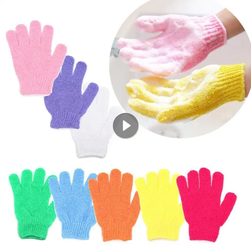 Bath Gloves Bath Sponge Spa Shower Skin Moisturizing SPA Foam Gloves Hower Towel Scrub Body Wash Scrub Gloves Bathroom Supplies
