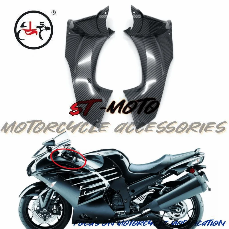 

For Kawasaki ZX-14R ZZR1400 2012,2013,2014,2015,2016,2017,2018,2019 Instrument Panel Left and Right Ventilation Pipe Fairing