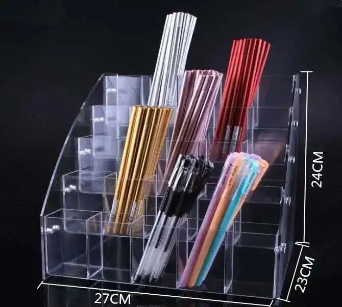 Stift Ständer Acryl Lidschatten Stift Display Ständer Schreibwaren Shop Bleistift Ständer Augenbraue Bleistift Neutral Stift Kugelschreiber Lagerung Box – Detail 9