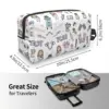 Doctor Nurse Large Cosmetic Bags Enfermera En Apuros Makeup Bag Accessories for Woman Makeup Pouch for Purse Water Resistant 2