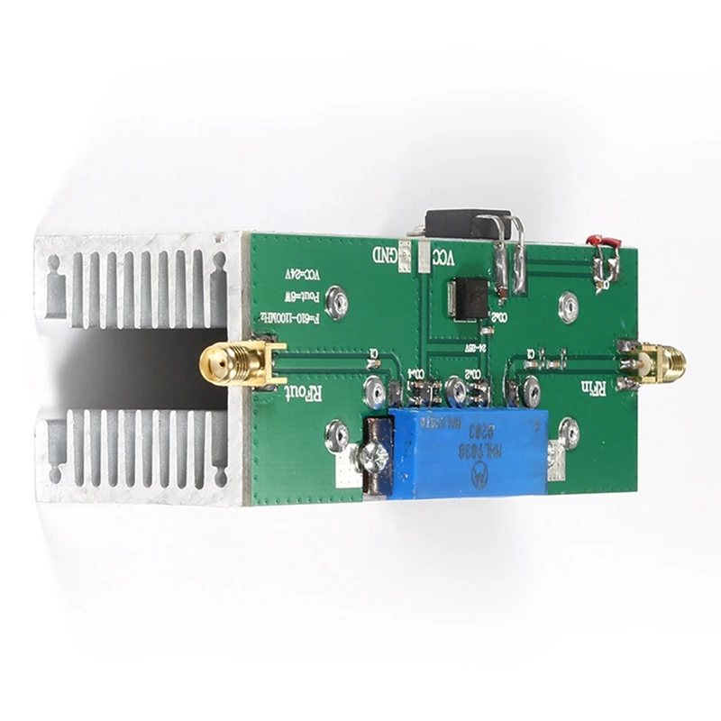 T43C-8W Microwave RF Power Amplifier Image Transmission Amplifier Module Board With Cooling Fan 600-1100Mhz Amplificatore