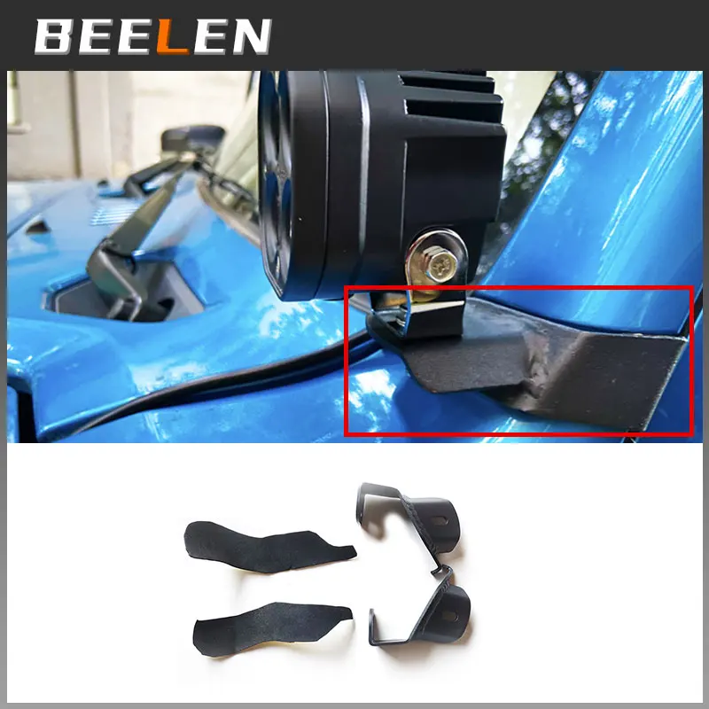 

Spotlight bracket A-Pillar Work Light Mounting Bracket Driving Light Front Cowl For Suzuki Jimny JB64 JB74W 2019 2020 Accessory