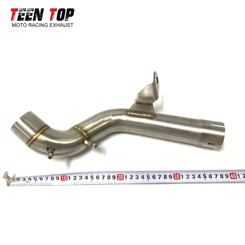 For BMW F750 850GS ADV Exhaust Connect Link Tube 2018-21 Motocycle Exhaust Steel Silencieux Moto F650 700 800 GS ADV Middle Pipe - Image 2