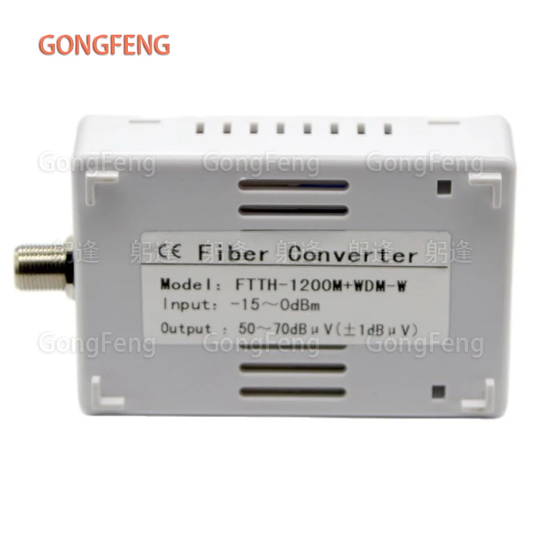 1PCS New CATV Optical Receiver FTTH Passive Optical Receiver With WDM Single Fiber , Inch F Head Output Free Shipping To Russian