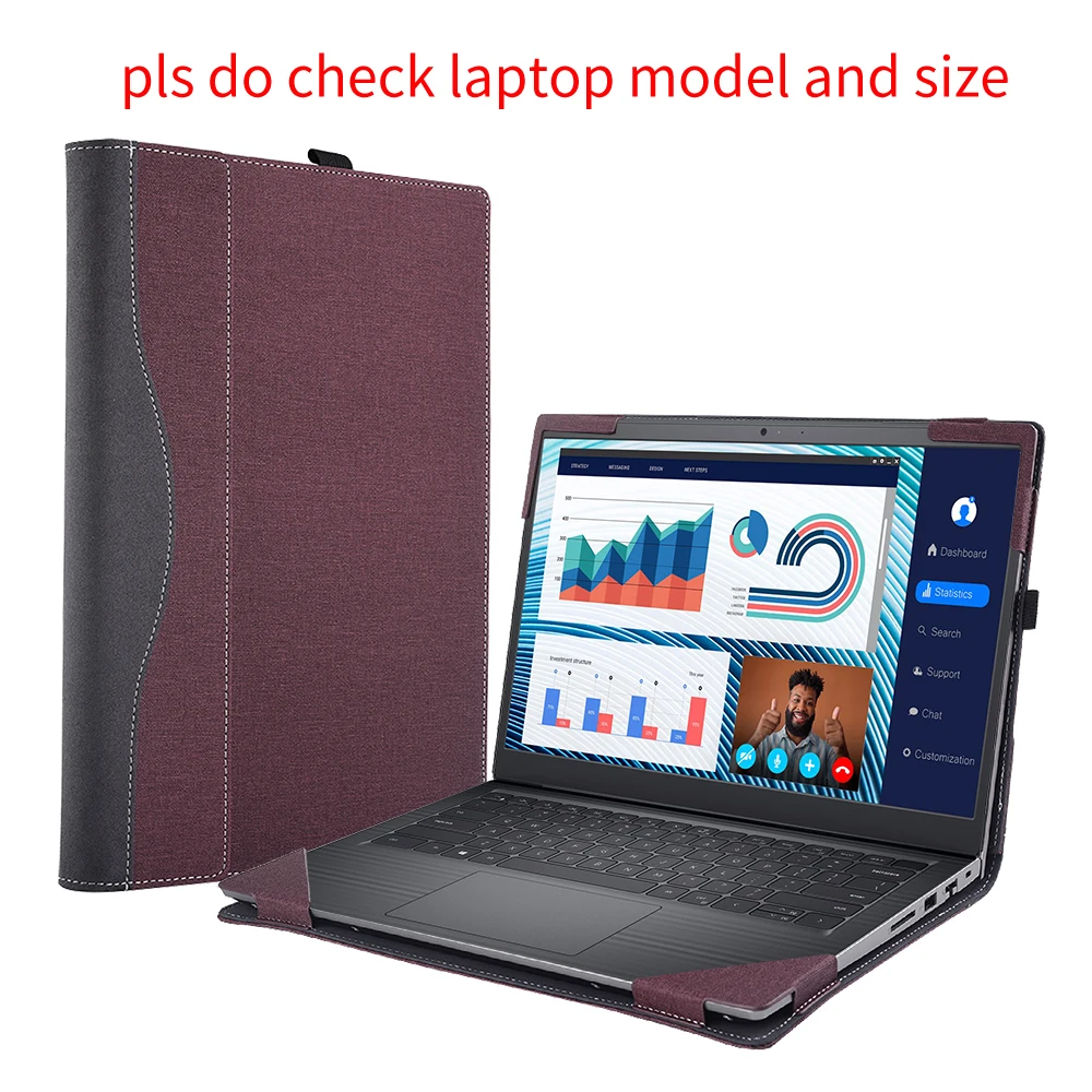 

Case For Dell Vostro 3420 3425 3430 3435 Laptop Sleeve Detachable Notebook PC Cover Bag Protective Skin Gift