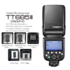 GODOX TT685II Camera Flash Light TTL 2.4G HSS 1/8000s GN60 Wireless Speedlite TT685 II for Canon Nikon Sony Olympus Fuji 2