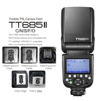 GODOX TT685II Camera Flash Light TTL 2.4G HSS 1/8000s GN60 Wireless Speedlite TT685 II for Canon Nikon Sony Olympus Fuji 2
