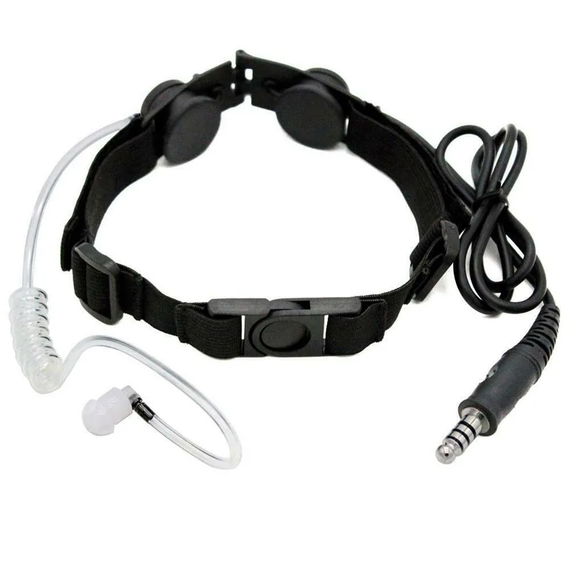 Z Tactical Throat Mic Z003 Air Tube Headset with U94 PTT for BaoFeng UV-5R 888S UV-82 TYT TH-UV8000D Retevis H777 Two Way Radio