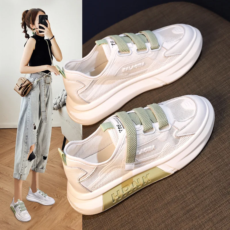 

Women Sneakers Summer Style Ladies Platform Sneakers Outdoor Breathable Mesh Wedges Comfortable Fashion Shoes Zapatos De Mujer