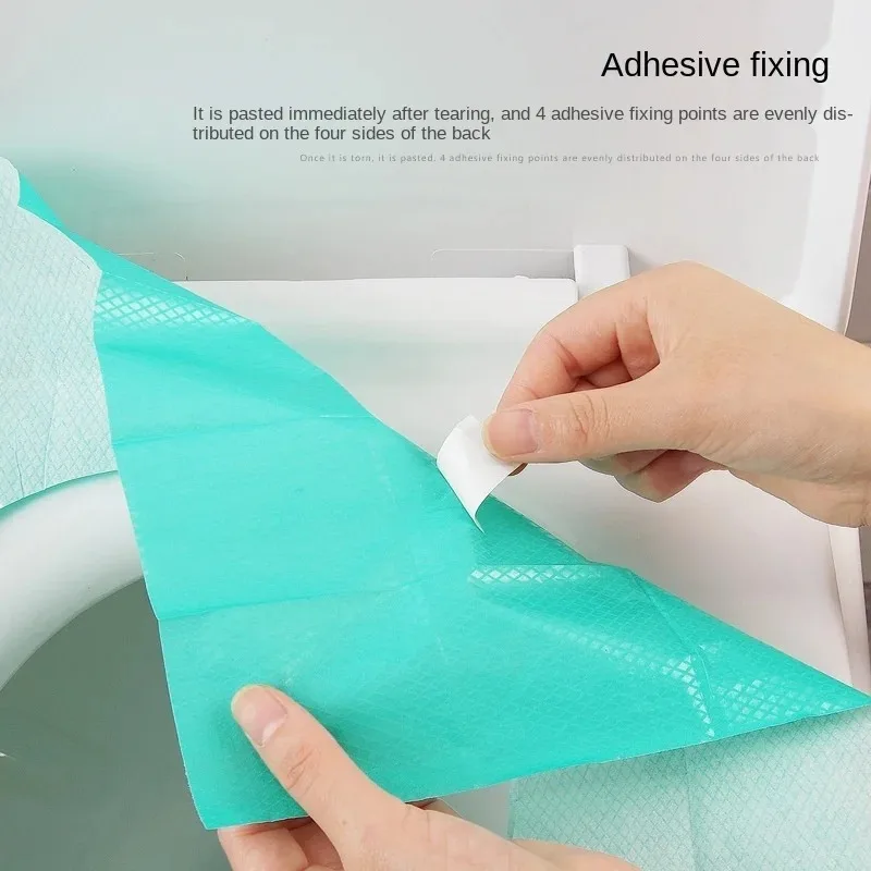 Disposable Paper Toilet Seat Cover Protector Camping Travel Hygienic Toilet Mat Pad Cushion Bathroom Supplies Set 10pcs/lot