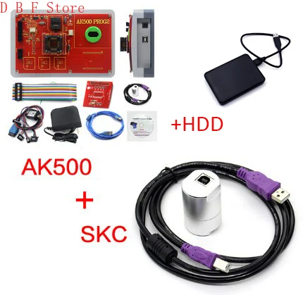 

AK500 Plus Key Programmer With SKC And HDD AK500 Prog2 Key Programming Tool With SKC Calculator Hard Disk Data