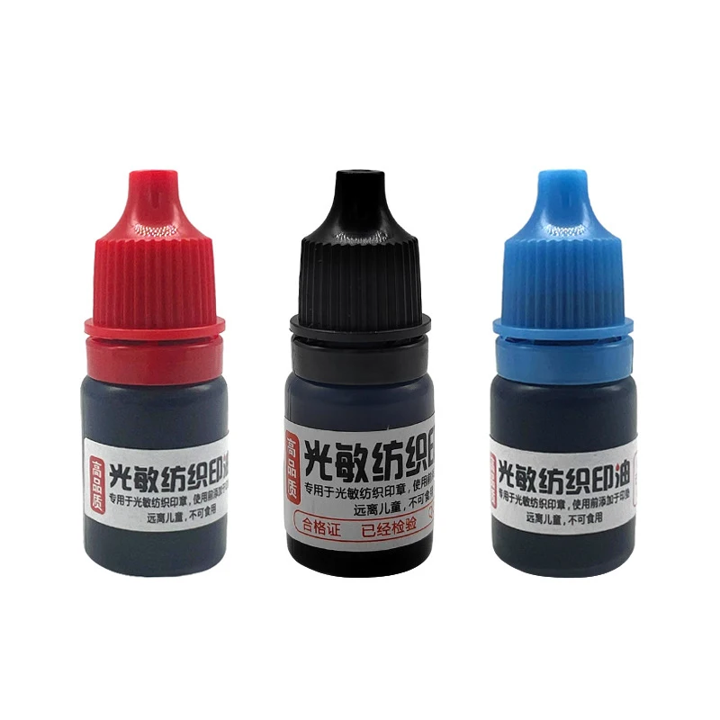 5/10ml Textil wasserdichte Tinte DIY Spezial zeichen für Studenten Kinder Namens stempel Druck auf Kleidung Rucksack waschen nicht verblassen – Detail 6