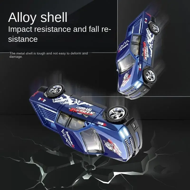 RC Cars 2.4G 5-Channel 1/64 Alloy Mini Remote Control SUV with Trailer Drifts Long Endurance Electric Off-road Vehicle for Child