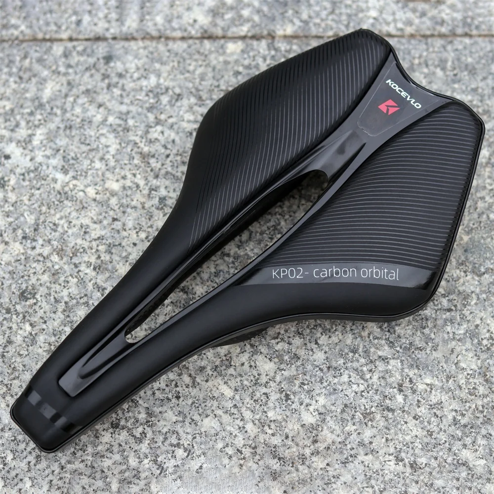 Carbon Fiber Bicycle Saddle PU Leather