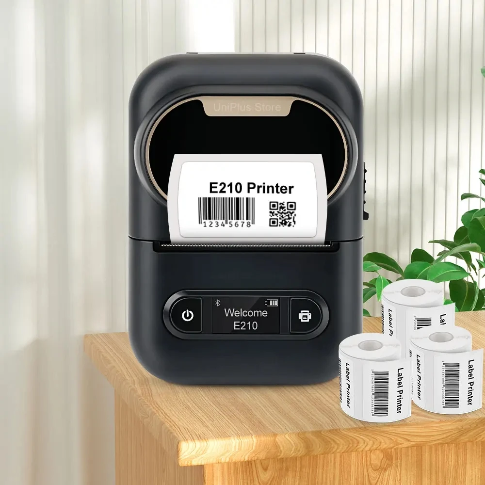 1롤 화이트 라벨 스티커 감열지 (먼빈 넬코 PM220, M110, M220, M200, E210, P50, PM220, 디통 P1, WP9520 메이커용)