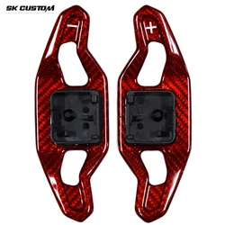 SK CUSTOM For Audi Carbon Fiber Steering Wheel Shift Pads Replacement Installation A3A4S5 RS3 B8 A6 TT R8 Modified Shift Pads