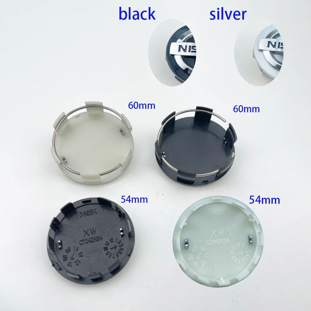 4Pcs 54mm 60mm Car Wheel Hub Center Caps Rims Car Series Auto Rims
