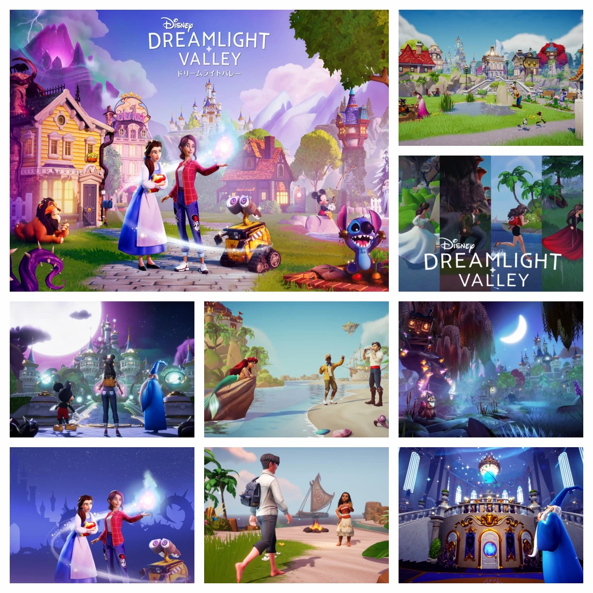 Disney Dreamlight Valley 5D DIY Diamond Painting Rhinestone Cartoon