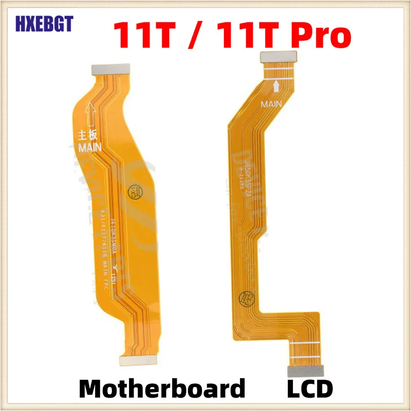 

Original New Motherboard Connect Charging Board Flex Cable + LCD Display Flex Cable For Xiaomi 11T / 11T Pro Smartphone Parts