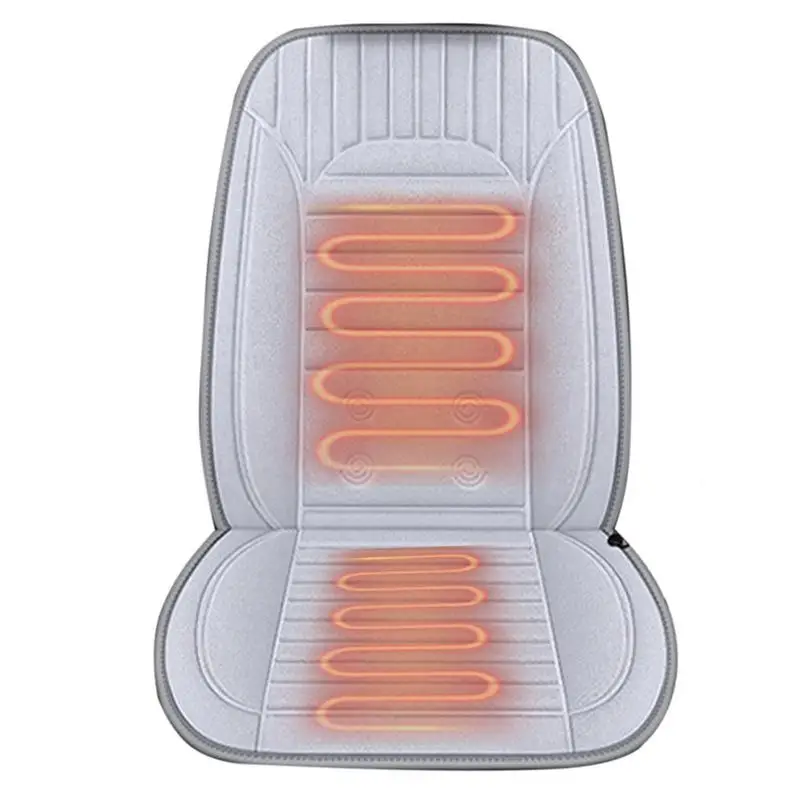 

Heated Car Seat Covers 12V Heating Pad Seat Warmer Heated Seat Cover Seat Pad Fast Heating Universal Heated Car Seat Pad For