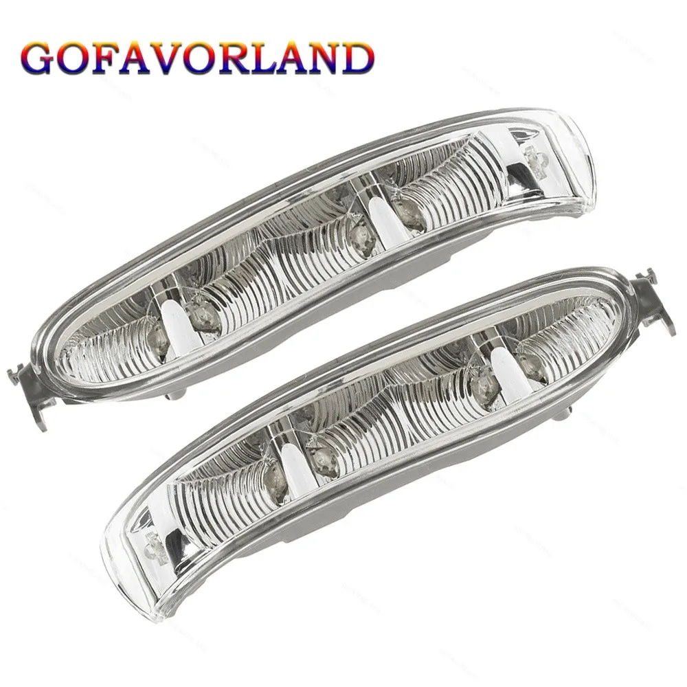

2308200721 2308200821 Front Left Or Right Side Mirror Turn Signal Light Lamp Clear For Mercedes-Benz W209 CLK Class 2003-2009