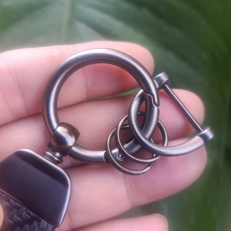 Carbon Fiber Car Keychain - Premium Edition