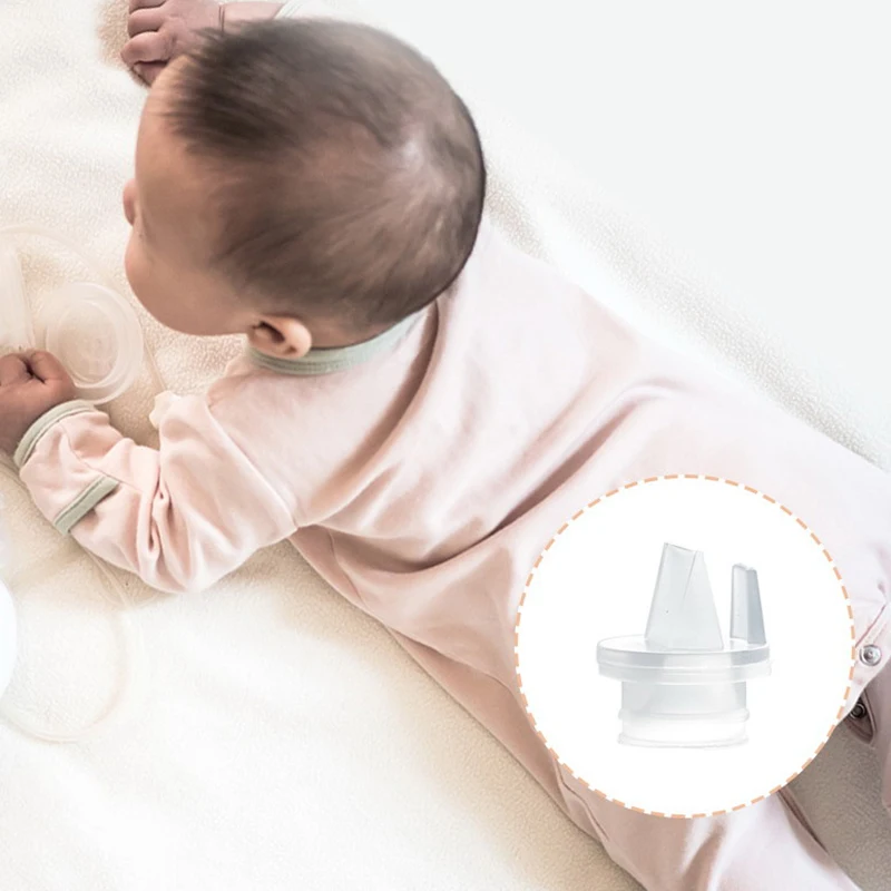 Duckbill Valve Breast Pump Backflow Protection 2pcs Breast Pump Parts Silicone Baby Feeding Nipple Manual/Electric bottle accessories