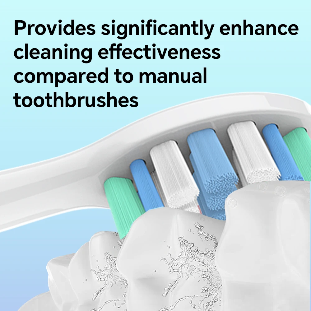 4/8/12/20 Pcs Compatible with Philips Electric Toothbrush Replacement Brush Heads,  Toothbrushes Head Refills for 1100 2100 4100