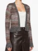 Striped Women's Knitted Cardigan Spring Single Breasted V-Neck Long Sleeve Fashion Ladies Sweater 1