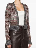 Striped Women's Knitted Cardigan Spring Single Breasted V-Neck Long Sleeve Fashion Ladies Sweater 1