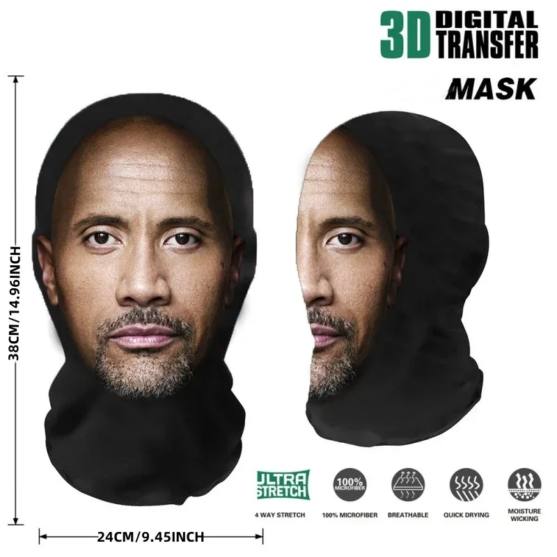 Face Mask Full Face Mask Celebrity Ball-game Star Face Mask Simulation Mesh For Men Party Supplies Cosplay Props