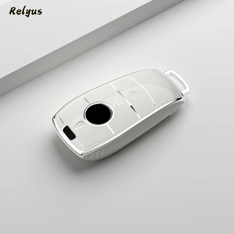 Tpu autos chl üssel etui abdeckung shell fob für mercedes benz a c e s g klasse glc cle cla glb gls w177 w205 w213 w222 x167 amg e200 e400 – Detail 8