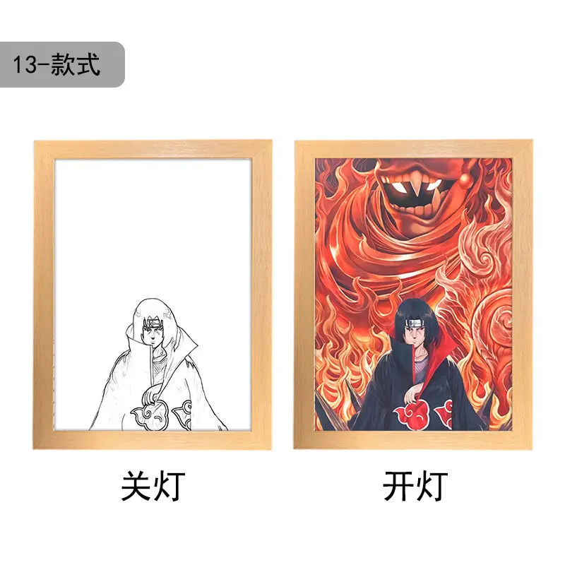Naruto Anime Photo Frame Night Light Box