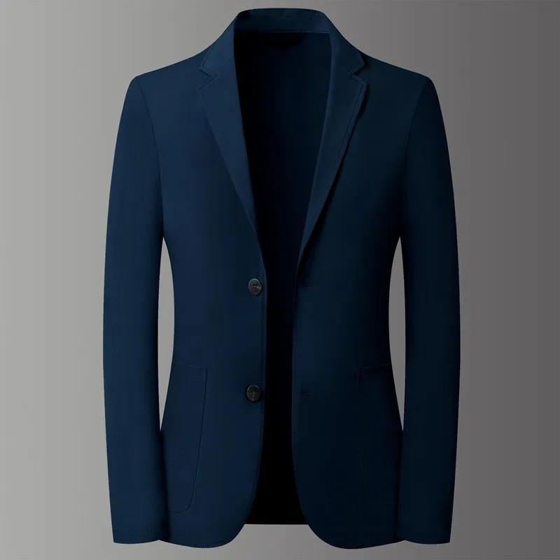 Men Suits Jackets Men Lightweight Suit Sun Protection Clothing Spring Summer Thin Mens Blazer Ice Silk Jacket Smart Casual Male Suit Coat