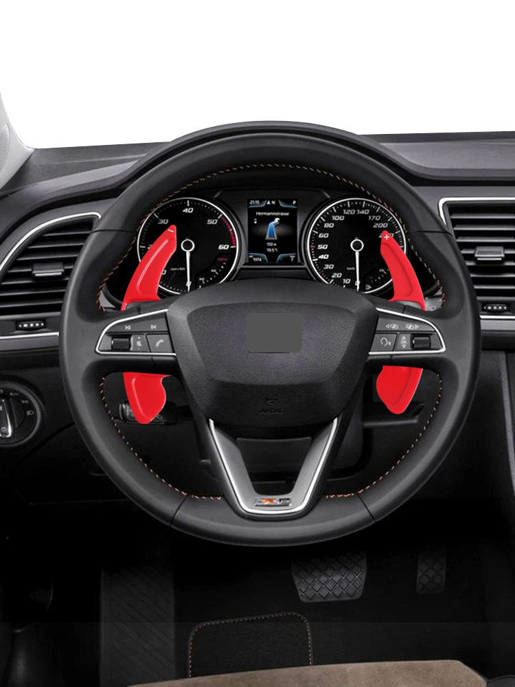 Für sitz alhambra ateca leon 5f fr tarraco ibiza 6p cupra st auto lenkrad dsg schalt paddel verlängerung abs shifter – Detail 1