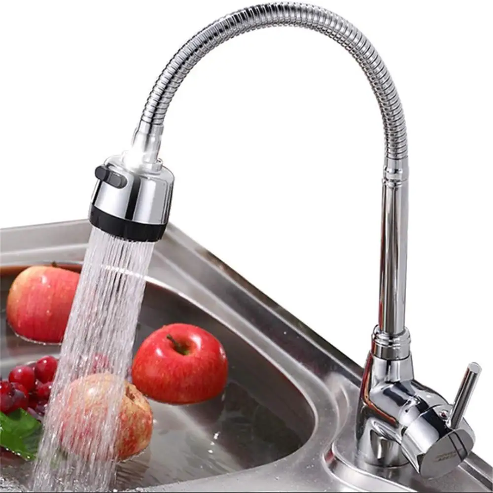 360° Rotation Kitchen Faucets Saving Tap Water Extension Nozzle Tap Sink Faucet Double Hole Bathroom Accessories 3