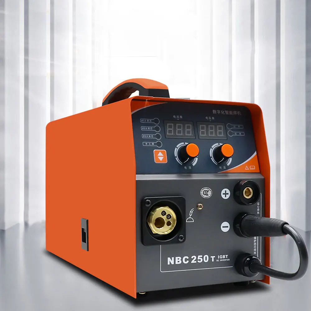NBC-250T 220V High Power Welding Machine Digital Display Gas Shield Suitable for 0.8-8mm Thick Steel Plate