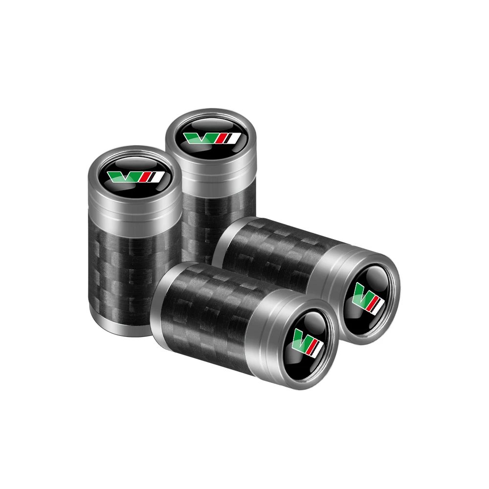 4-Piece Universal Wheel Hub Valve Stem Cap Set for Cars, Motorcycles, and Bicycles
