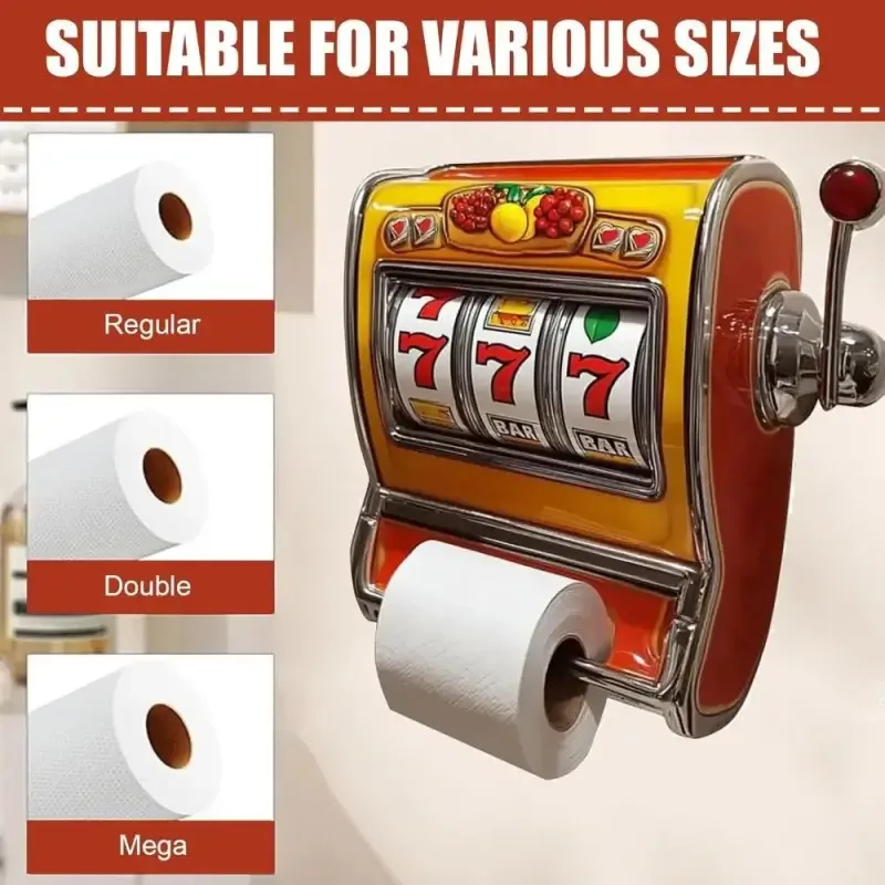 Uchwyt na papier toaletowy jednoręki bandyta za $18.12 / ~69zł