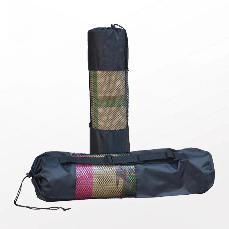 Yoga Mat Bag 1 PCS yoga mat bag Exercise Fitness Carrier Nylon Mesh Center Adjustable Strap Pilates Fitness Body Building Sports Equipment