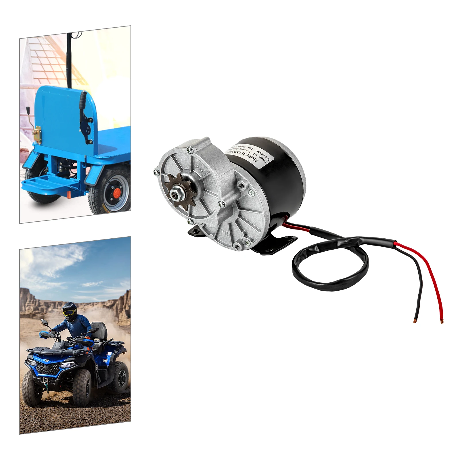 250 W 12 V Untersetzungsmotor, MY1016Z gebürsteter Gleichstrom-Elektromotor 2750 U/min für E-Bike-Roller mit 220 Pfund Last – Detail 7