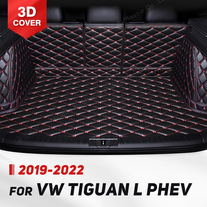 

Auto Full Coverage Trunk Mat For VOLKSWAGEN VW Tiguan L PHEV 2019-2022 21 22 Car Boot Cover Pad Interior Protector Accessories