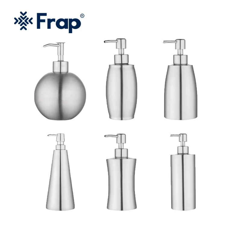 Frap Stainless Steel Kitchen Liquid Soap Dispensers Hand Press Soap Dispenser For Kitchen Bathroom Accessories