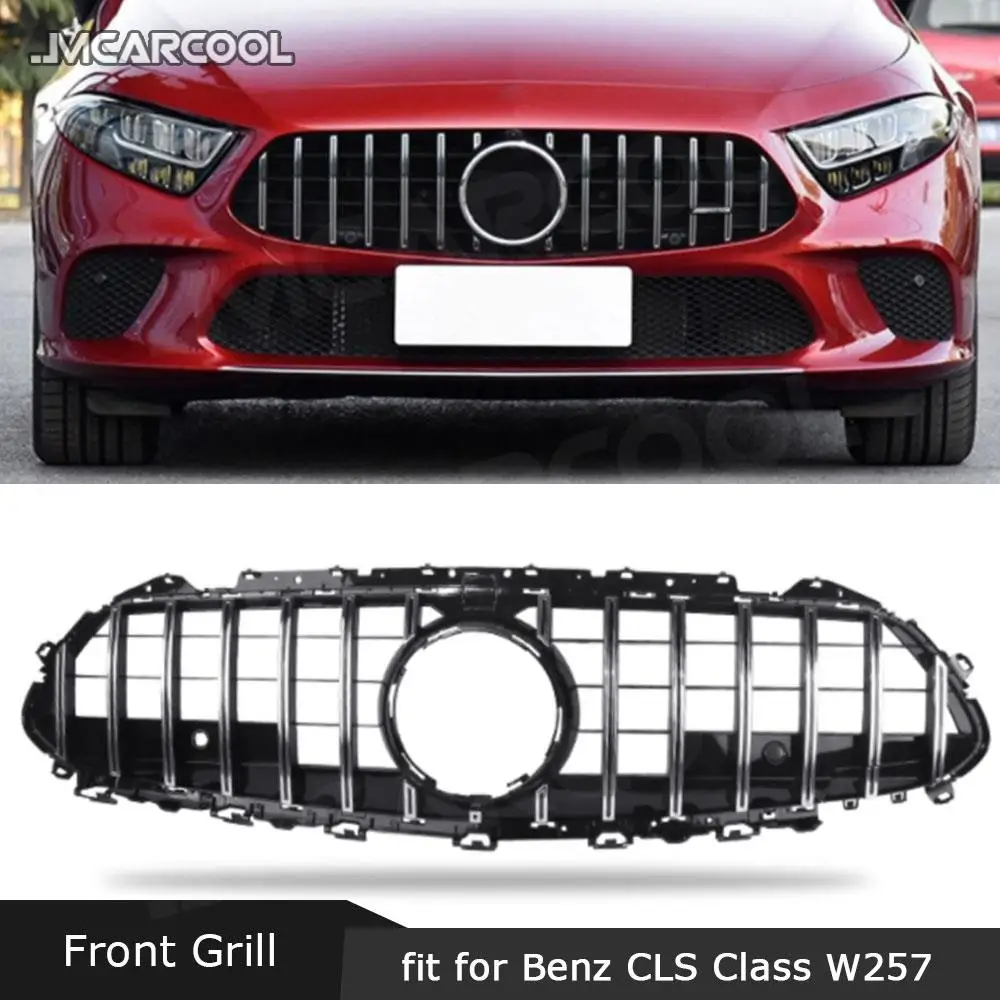 

ABS Material Front Grill Case For for Mercedes Benz CLS Class C257 CLS260 300 350 450 CLS53 AMG 2019 UP